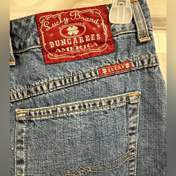 VTG Lucky Brand Indigo Denim Cotton Skirt Y2K 90s Vintage - Picture 4 of 7